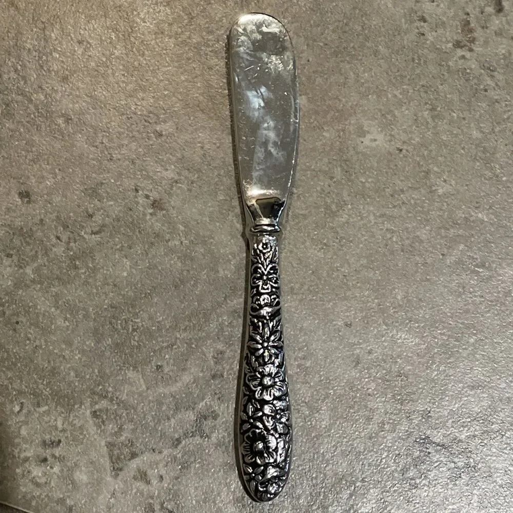 American Silversmith Collection Godinger 4 Canape Butter Knife Silverplate
